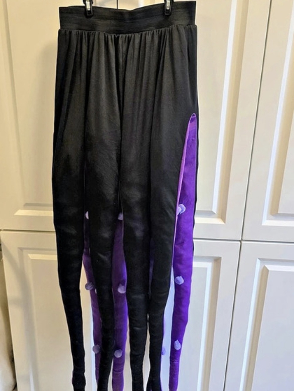 Tentacle Skirt Octopus Ursula Mermaid Costume Cosplay Size Large Black & Purple